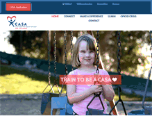 Tablet Screenshot of delawarecountycasa.org